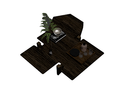 木质组合装饰桌