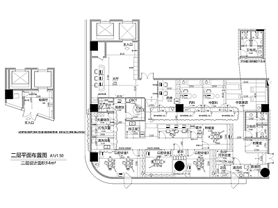 上海1400光泽私立医院装修设计施工图