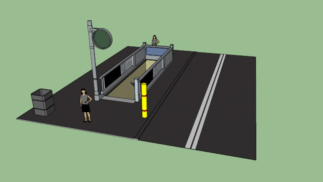 地铁入口与道路 其他 老鼠夹 活页簿 监视器 断头台