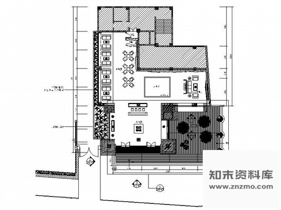 施工图芜湖某名流售楼处室内装修图