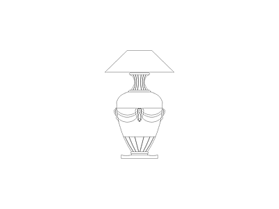 摆件 卫生间电器洁具厨具灯具施工图