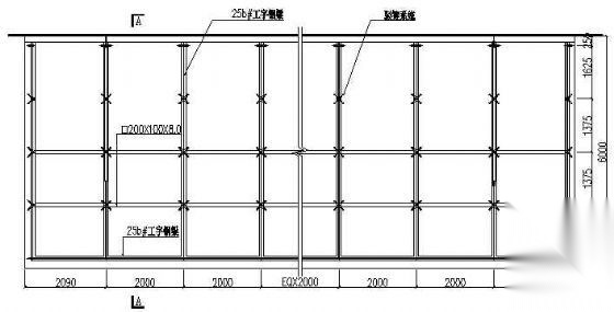 钢结构玻璃雨棚结构施工图