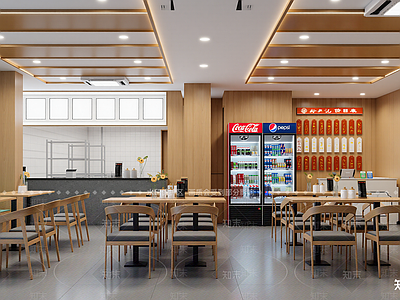 现代快餐店