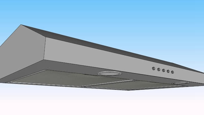 油烟机 草图大师模型