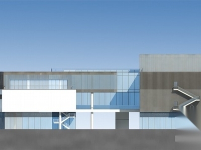 [成都]3层大型农贸市场建筑规划设计施工图（含效果图&n...