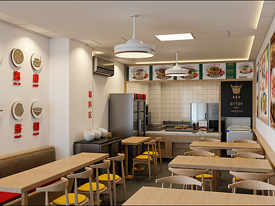 现代快餐店