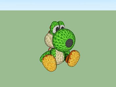 MK8 - Yoshi peluche green(由丝带道开出)