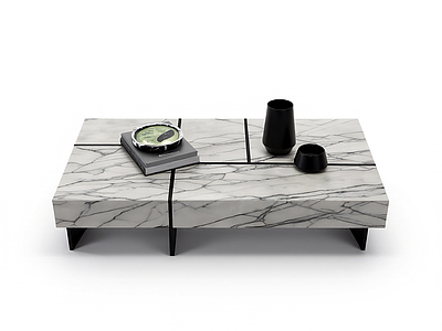 大理石茶几组合
