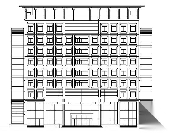 某农业银行营业大楼建施图