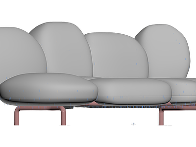 现代风格沙发模型