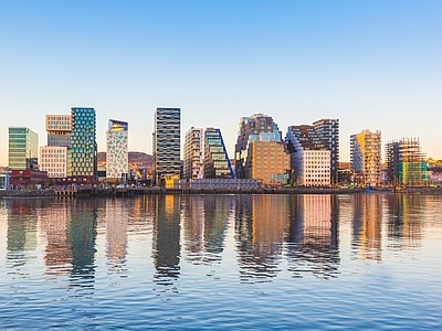 外景都市风景 白天城市外景
