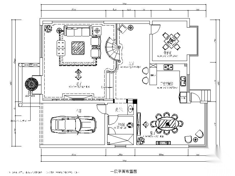 优雅简中式三层别墅室内装修图（含效果）