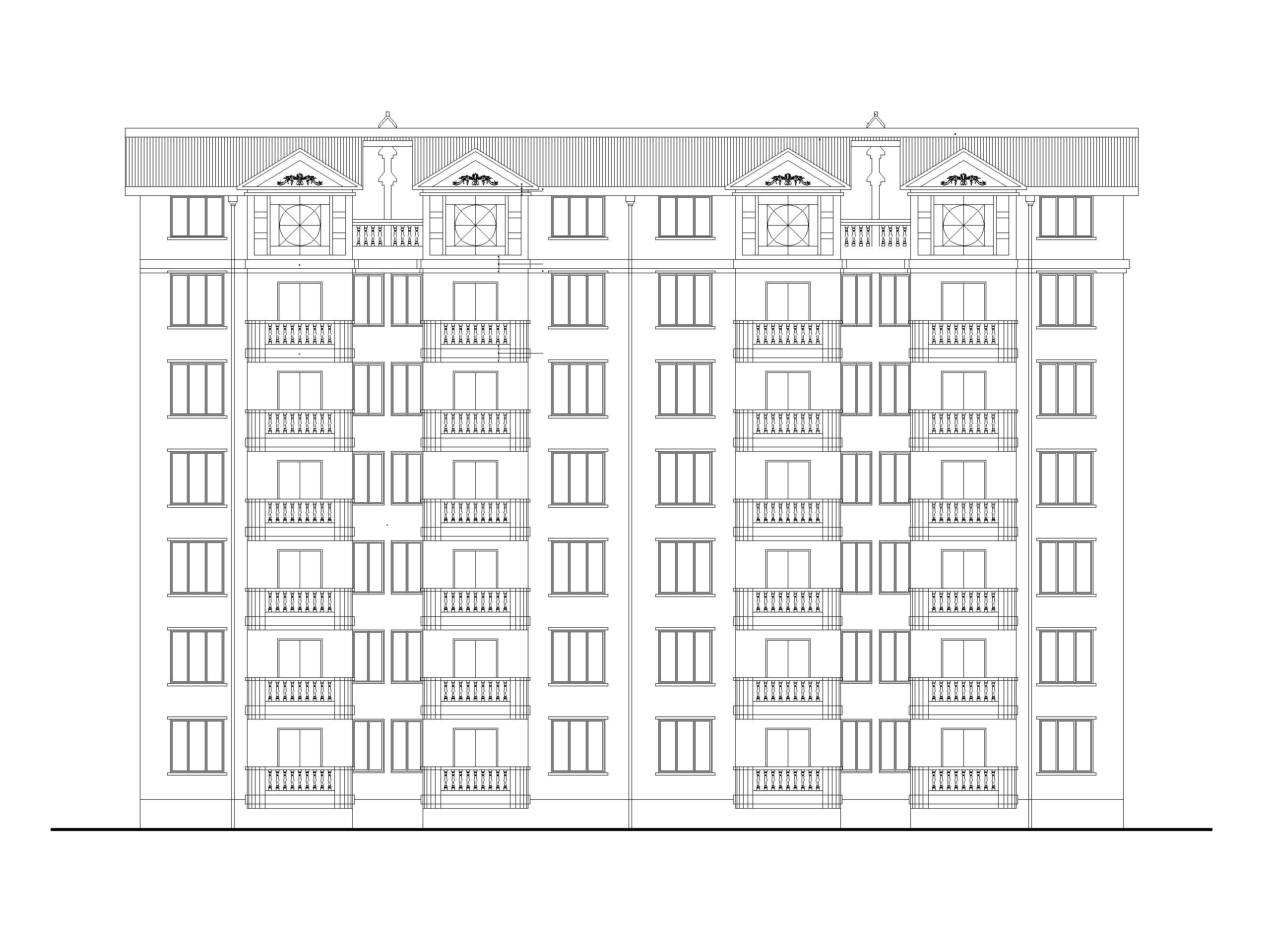 小康型单元式多层住宅建筑施工图