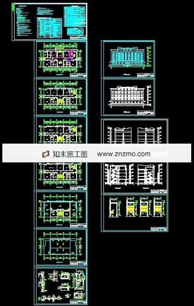 消防支队办公楼建筑图