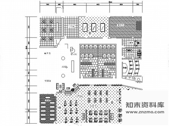 施工图某品牌高档休闲娱乐健身房室内设计CAD装修图