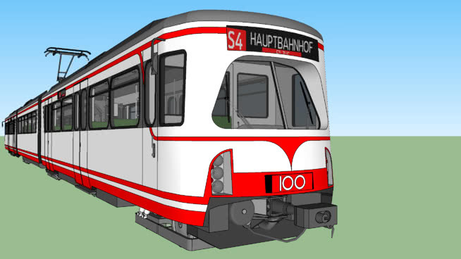 zweisystemstadtbahn电车列车1，1 火车 巴士 有轨电车