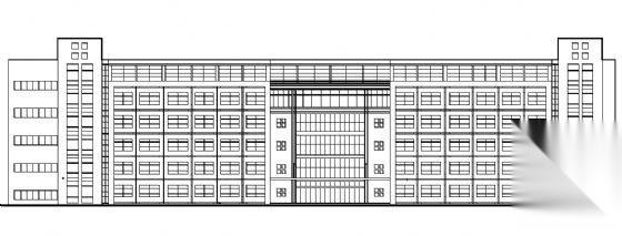 六层教学楼建筑方案图