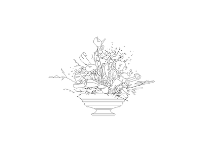 种绿植盆栽图块 植物