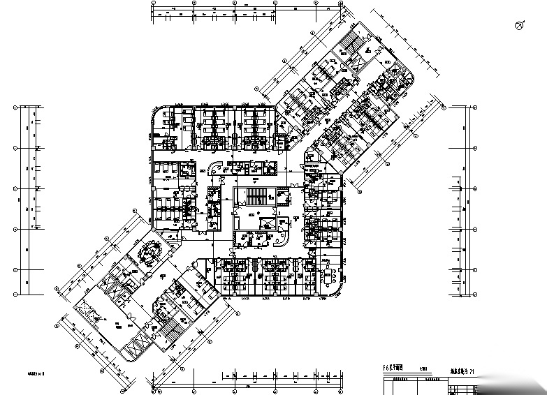 南京某大型医院室内平面装修设计施工图（57张）