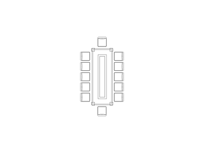 桌椅 餐饮家具模块