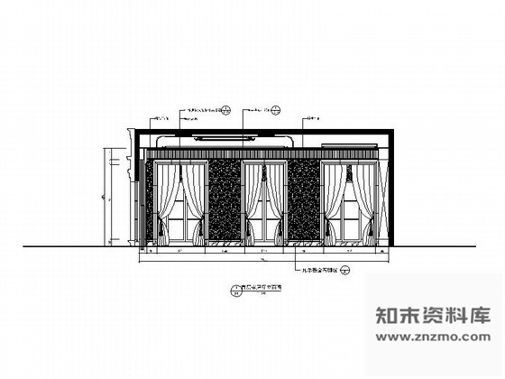 图块/节点别墅家庭厅立面图