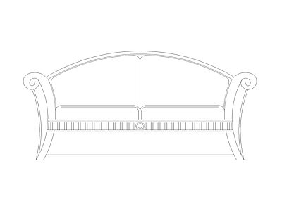 室内家具通用图块材料表灯具等 沙发