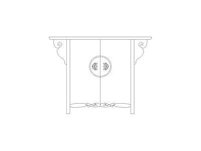 柜子 现代家具图块别墅家具图块施工图