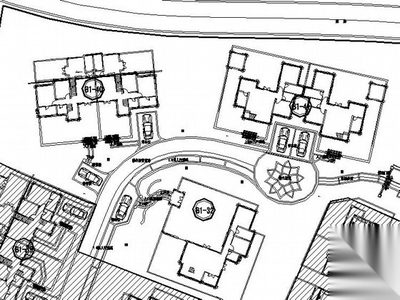 [重庆]某居住区B组团示范区景观工程施工图