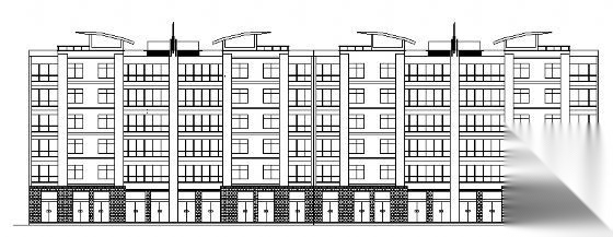 某六层商住楼建筑施工图