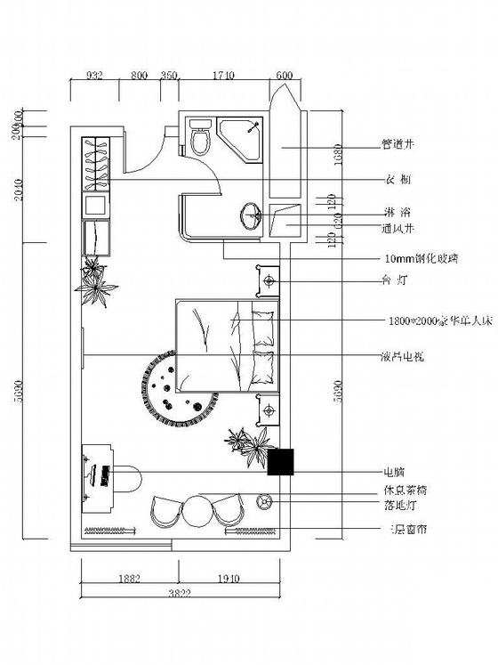 酒店豪华包间设计图