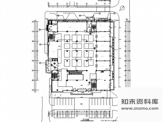 施工图山东某集团百货商场室内装修图