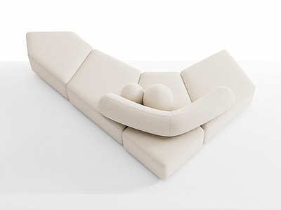 现代简约沙发组件