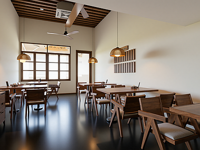 现代快餐店