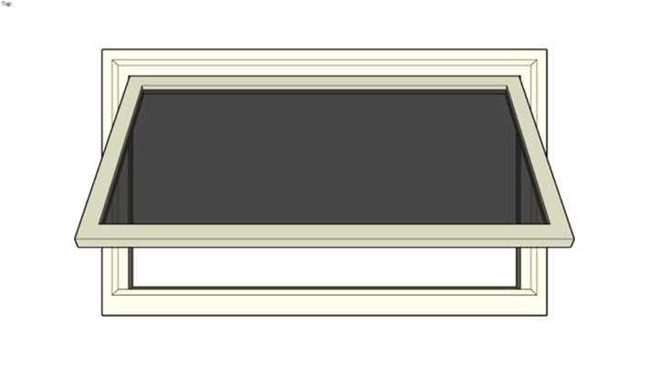 平开窗 草图大师模型