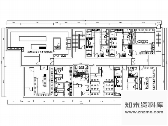 施工图北京西城区典雅混搭休闲养生会所装修施工图含效果