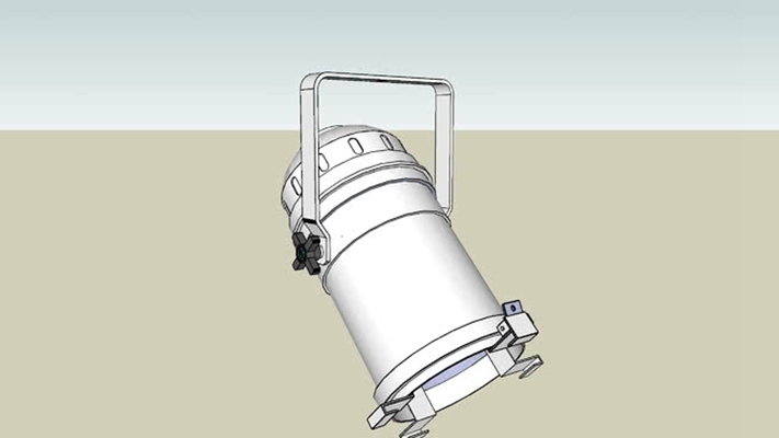 筒灯射灯 草图大师模型