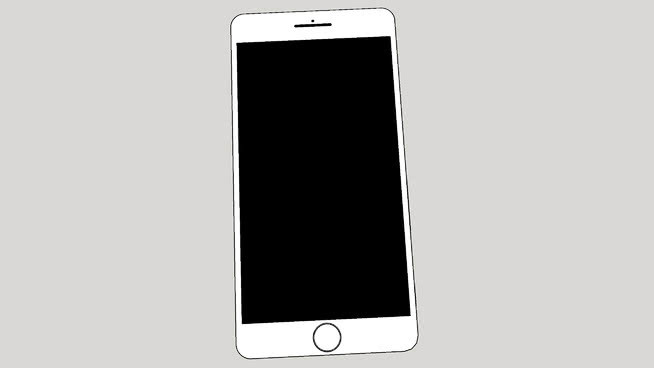 iPhone 7概念- White 手机 掌上智能设备 打火机