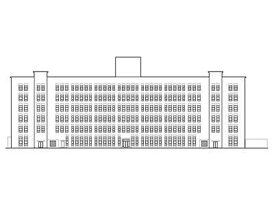 西安六层框架结构科研楼办公建筑施工图