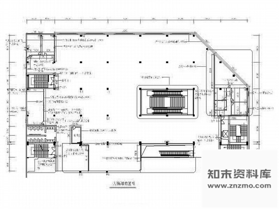 施工图山东某商城新增第三层室内装修图