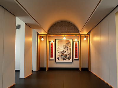 新中式酒店走廊