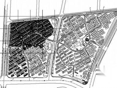 [南京]某居住区绿化工程施工图 居住区景观