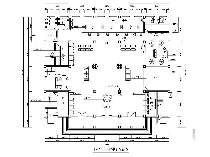 某电信办公室装修施工图