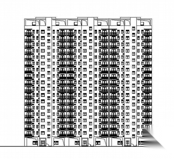 [长沙]某底商住宅建筑施工图