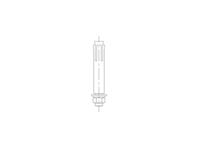动态图块家具节点 膨胀螺栓