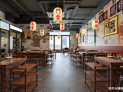 工业风中餐厅