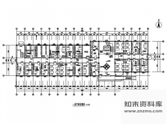 施工图北京某区医院业务办公楼装修图