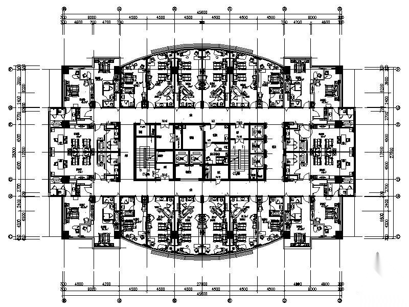 [山西]某星级酒店装修图（装饰+效果+排水+电气）