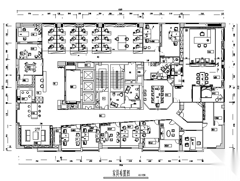 多套办公室设计施工图