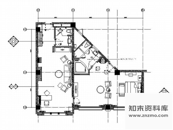 施工图河北某大酒店G型客房装修图