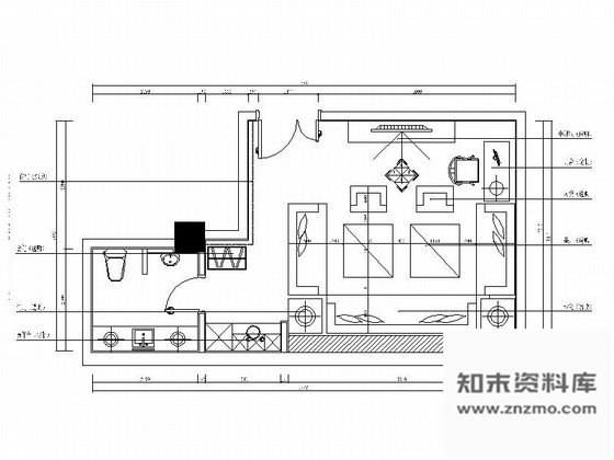 施工图北京奢华娱乐会所KTV包间装修图